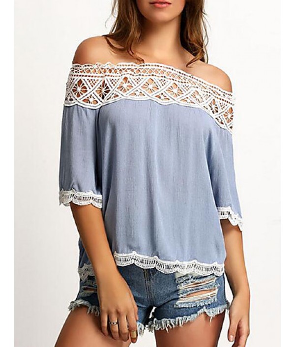Women's Going out Simple Summer Blouse P...