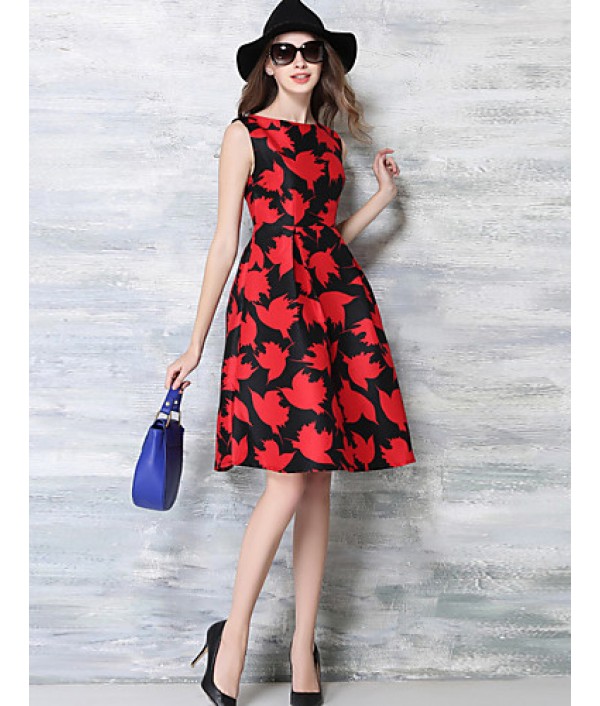 Women‘s Vintage Going out / Party/ Sophisticated Swing Pin up Dress
