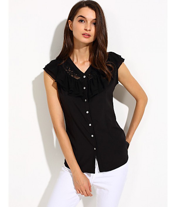 Women's Casual/Daily / Plus Size Simple ...