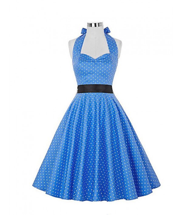 Women's Going out Vintage A Line Dress,P...
