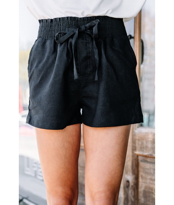 Everyday Happiness Black Linen...
