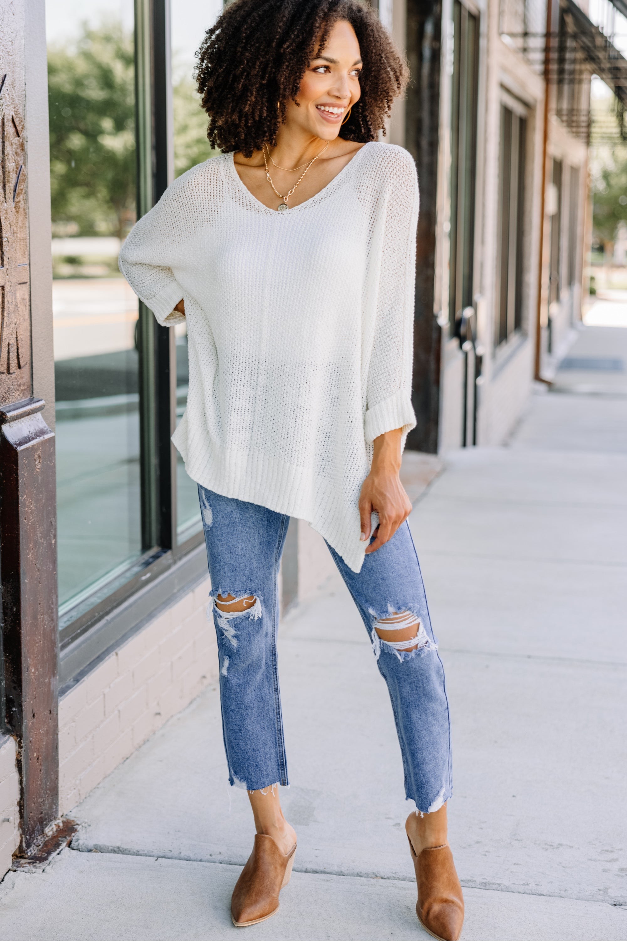 Captivating Love Medium Wash Distressed Jeans