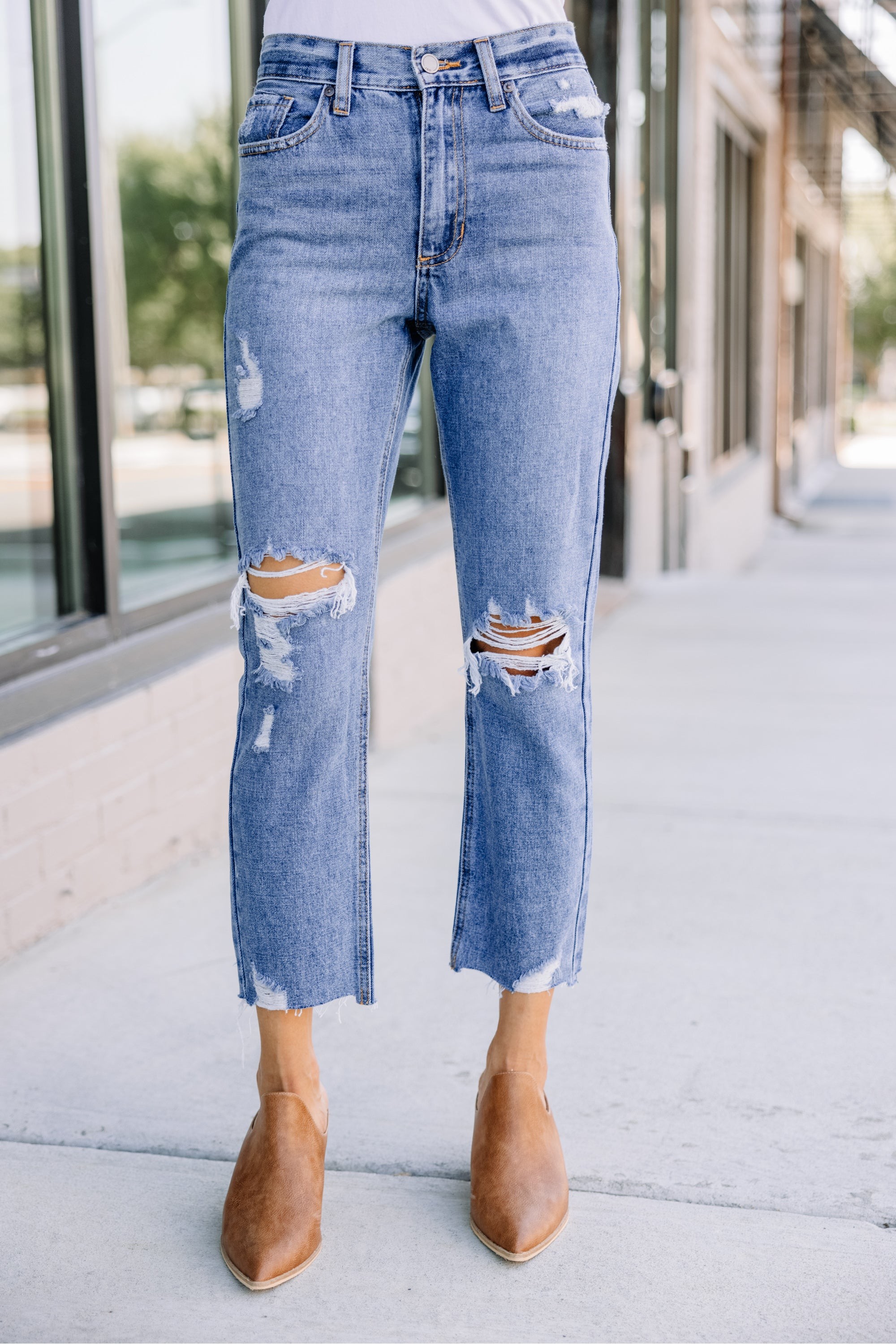 Captivating Love Medium Wash Distressed ...