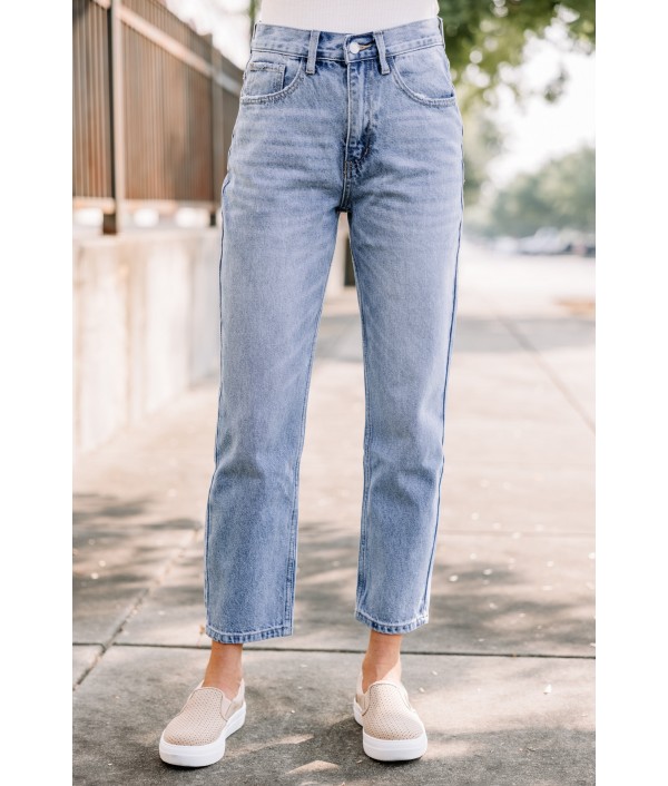Figured Out Medium Wash Mom Je...