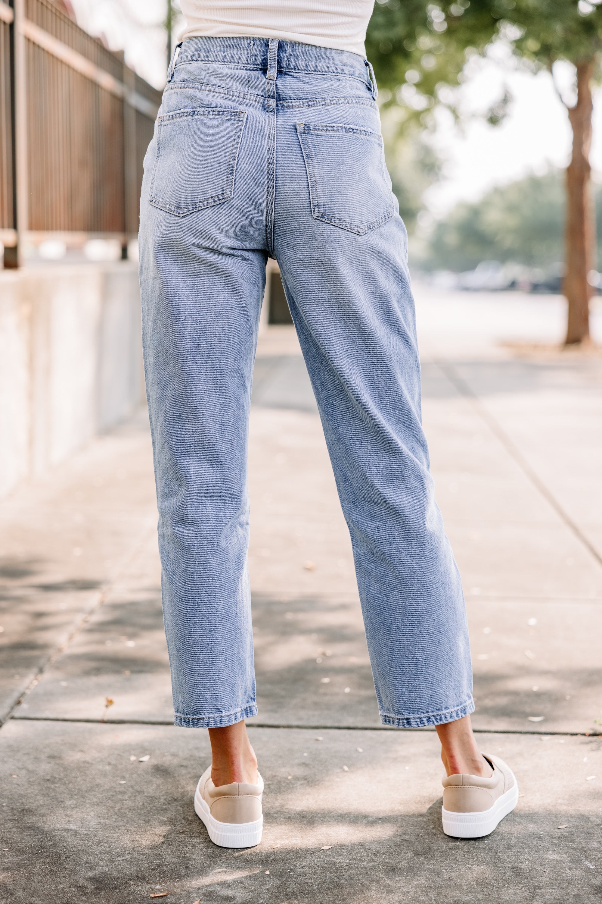 Figured Out Medium Wash Mom Jeans