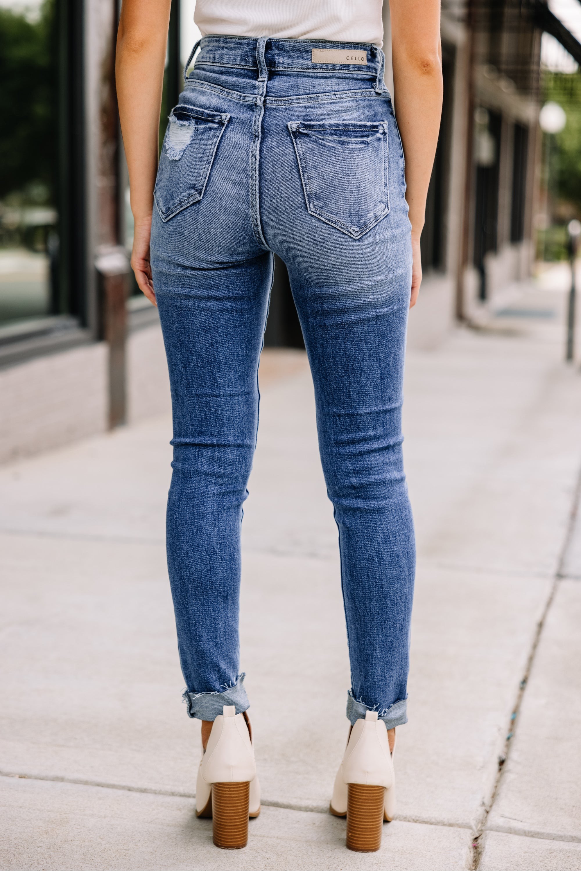 It's Your Way Medium Wash Skinny Jeans