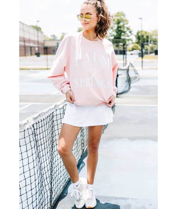 Show Up White Tennis Skort