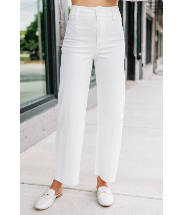 It's All A Dream White Crop Je...