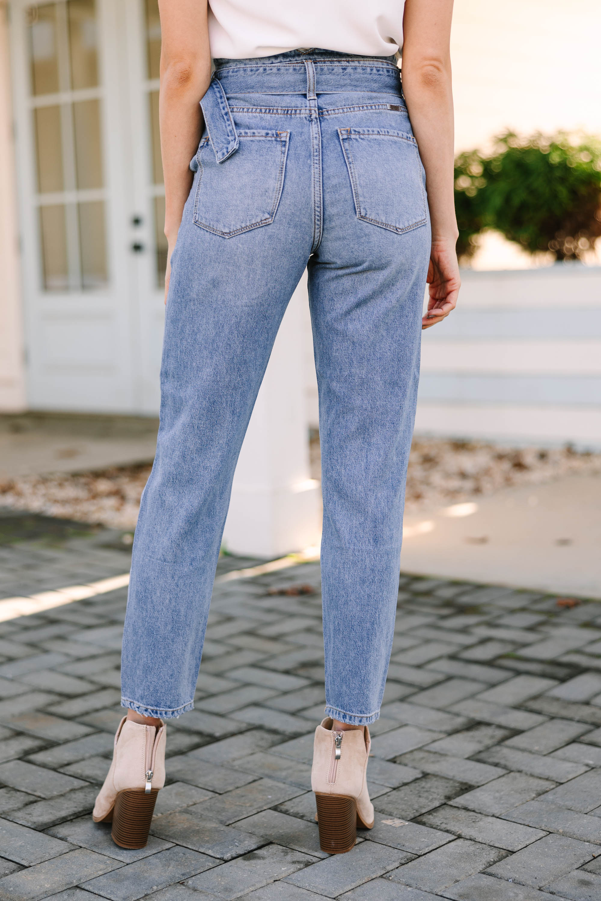 Lay It All Out Medium Wash High Waist Mom Jean