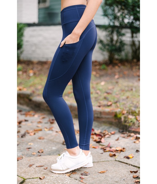 Navy Blue Leggings A Chic and ...