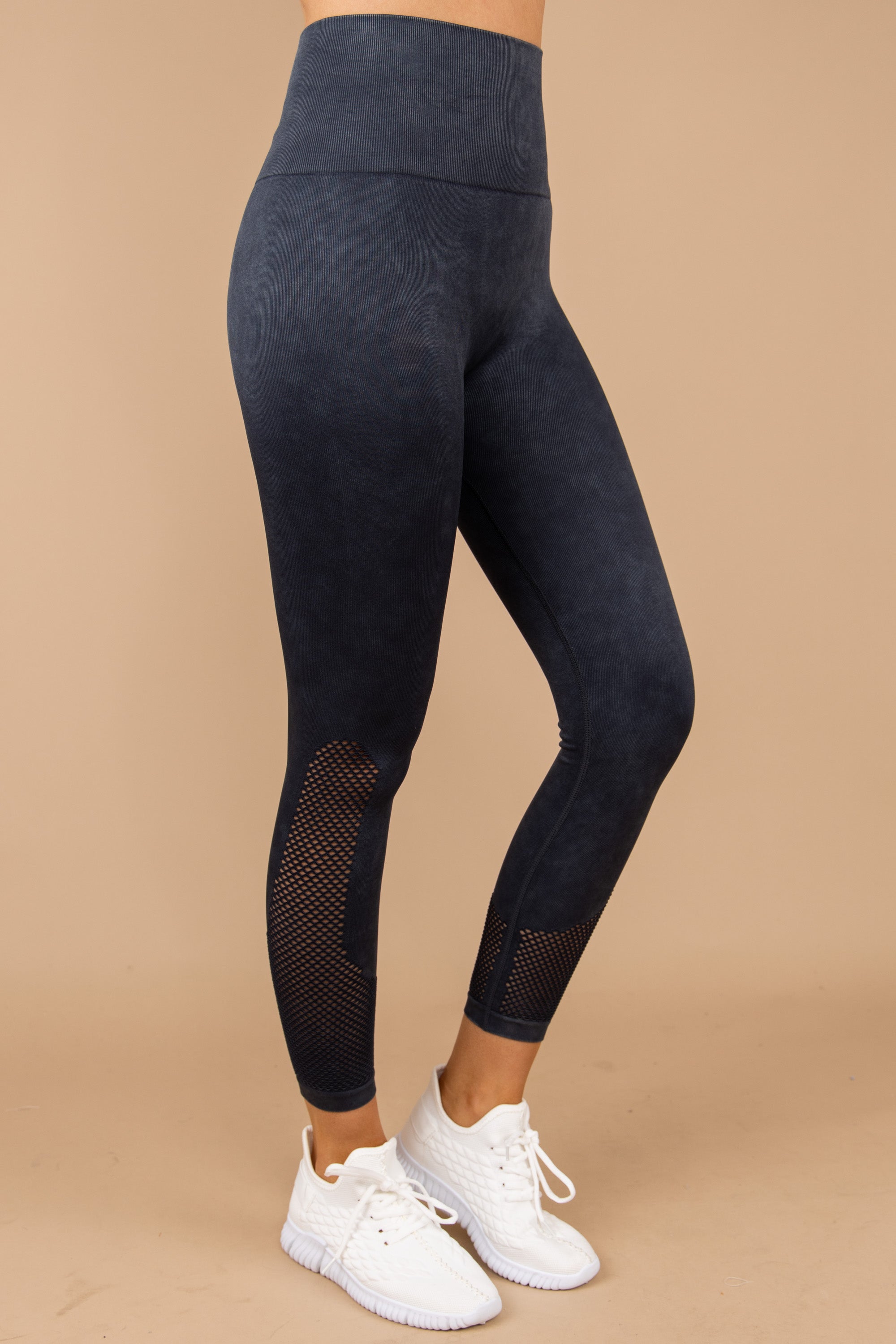 Moving On Faded Black Leggings