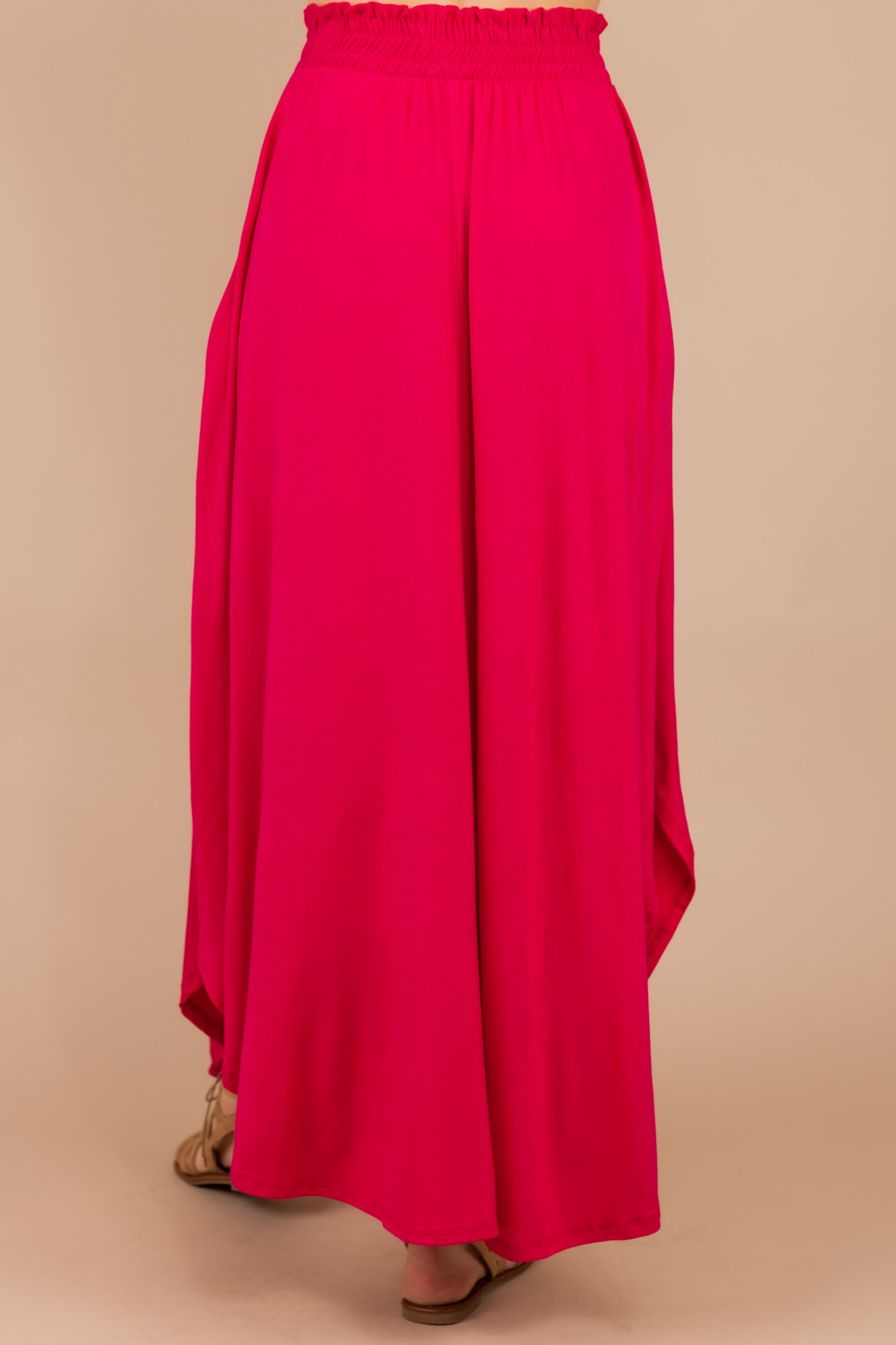 The Best Is Yet To Come Fuchsia Pink Maxi Skirt