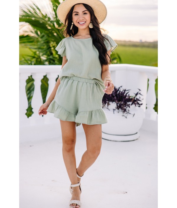 Feeling Flirty Light Sage Gree...