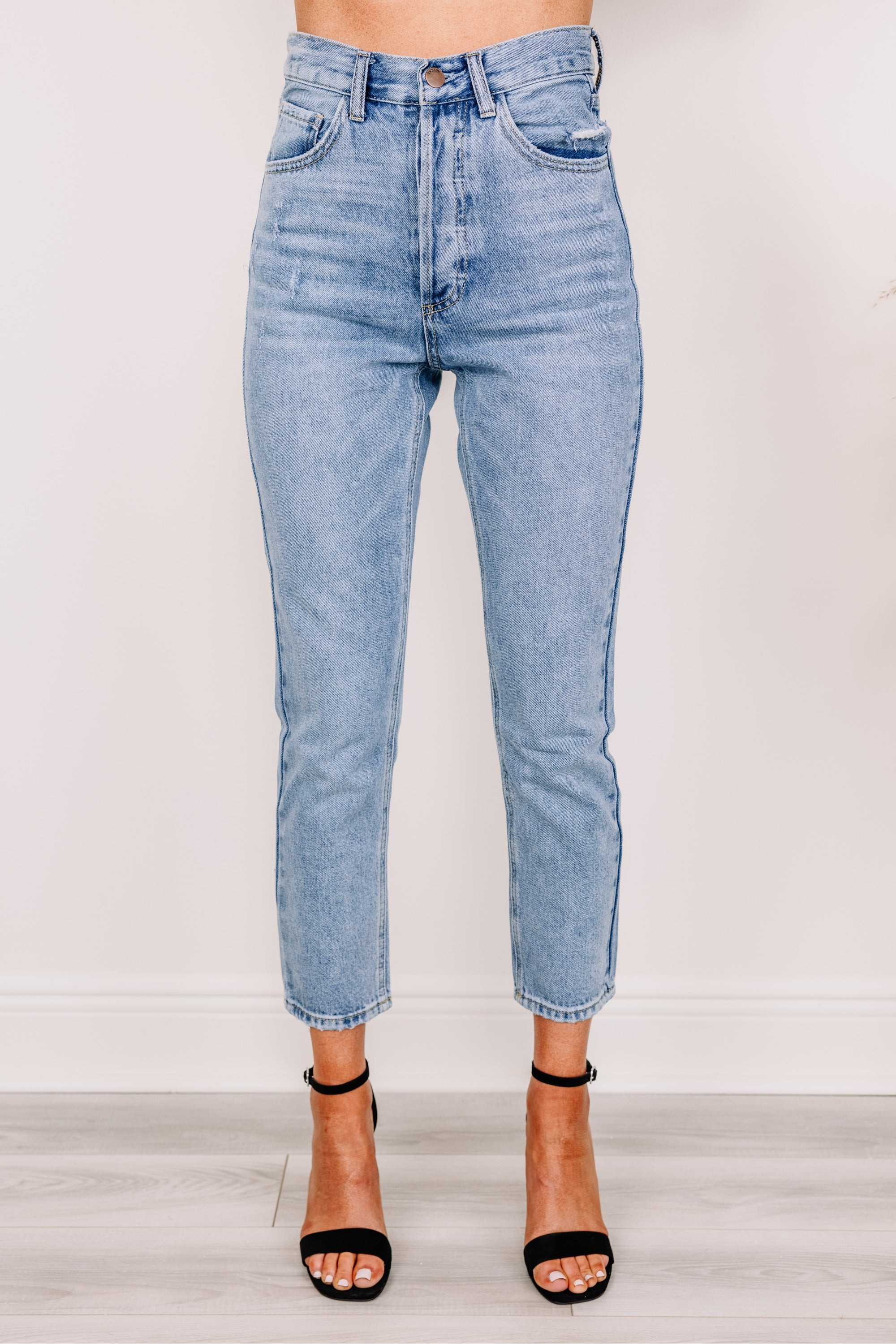 What I Want Light Wash Skinny Jeans