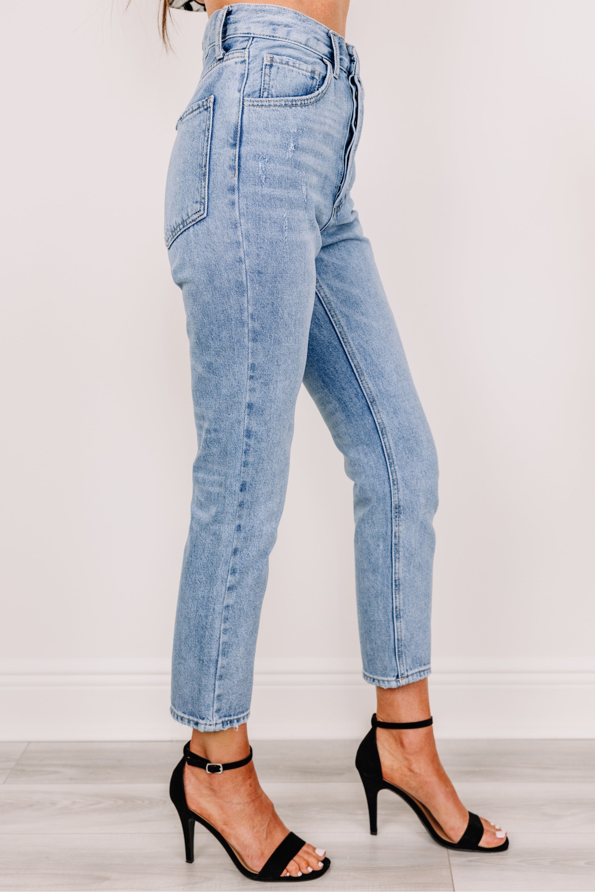 What I Want Light Wash Skinny Jeans